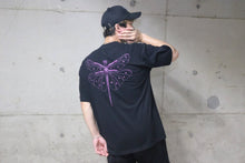 画像をギャラリービューアに読み込む, Tonbo purple black Tee
